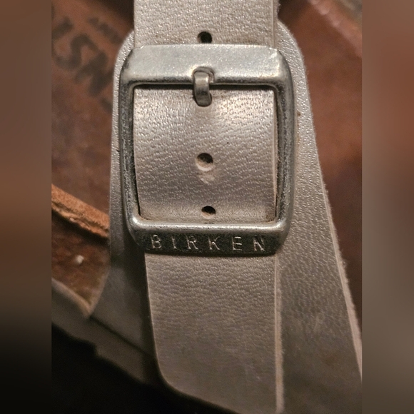 Birkenstock Gizeh Silver Women’s Size 8/38‎ - Picture 6 of 8